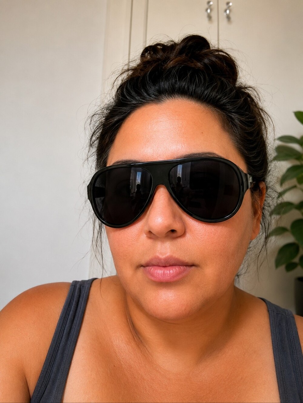 Oversized Black Aviator Sunglasses 🖤 | Chic Statement Shades